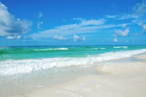 On the beach