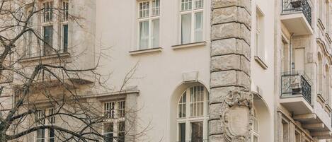 Majoituspaikan julkisivu