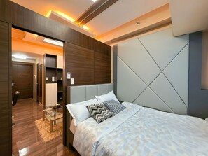 1 habitación, tabla de planchar con plancha, wifi y ropa de cama 