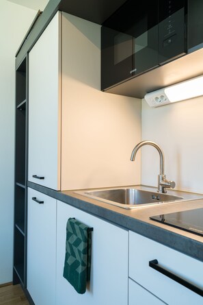 Fridge, microwave, stovetop, dishwasher - Vienna Residence, Prater - Exhibition Center #6481 (Vienna)