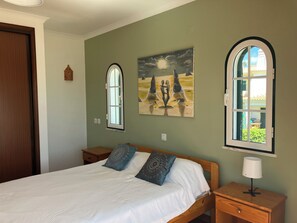 2 bedrooms, in-room safe, iron/ironing board, travel crib