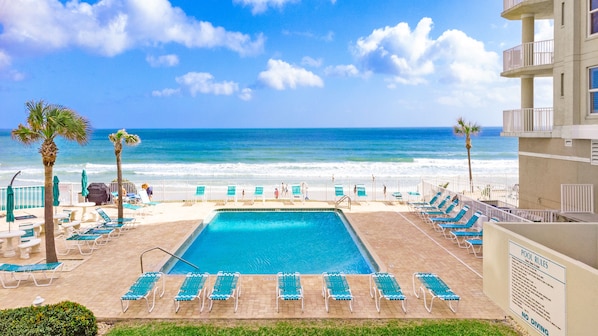 Indoor pool, a heated pool