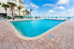 Indoor pool, a heated pool