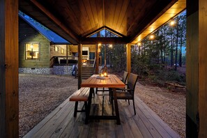 Outdoor dining - NEW Listing Discounts! 1BR w/ loaded amenities! (Broken Bow)