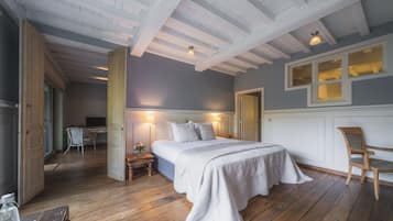 Cabin Deluxe, quang cảnh vườn | 1 phòng ngủ, bộ trải giường bằng vải cotton Ai Cập