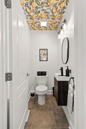 Hiustenkuivaaja, pyyhkeet, saippua, sampoo