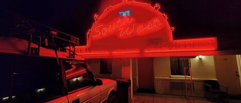 Fachada de la propiedad