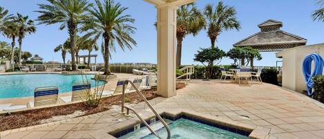 Indoor pool, a heated pool