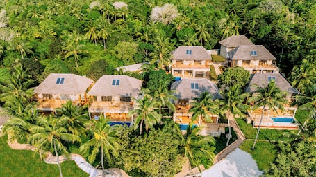 Aerial view. Moyo Mzuri Villa Resort Zanzibar Ltd.