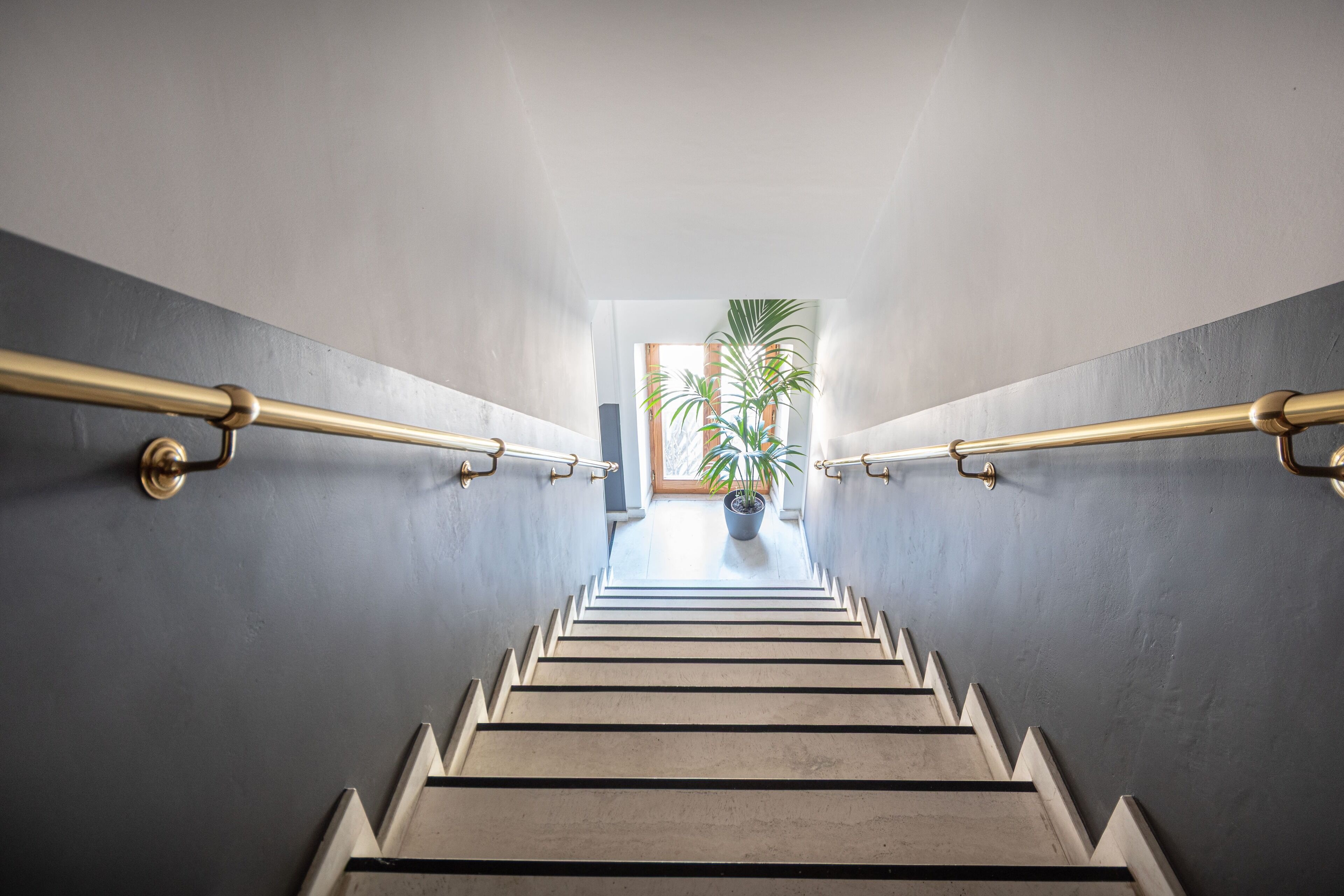 Handläufe an den Treppen