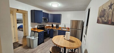 2 bedrooms that are warm and comfortable queen size beds

