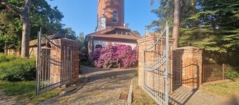 Water tower near the beach with sea view and large outdoor terrace