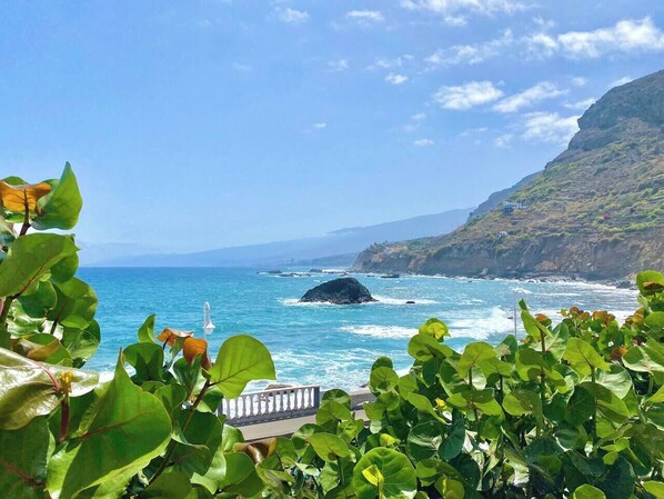 Am Strand, Liegestühle, Strandtücher