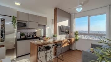 Apartment | Living room | 43-inch Smart TV with digital channels