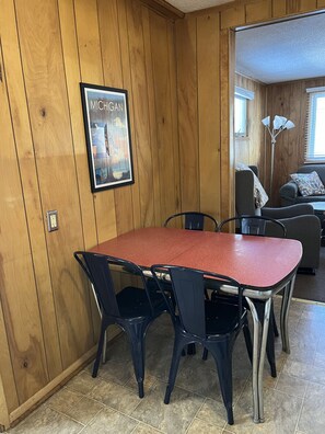 Dining - Sleeping Bear Riverside Cabins - Cabin #4 (Honor)