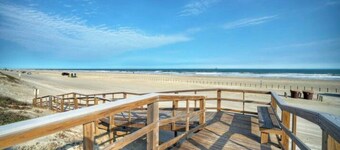 Beach Boardwalk Access Pool + Remodeled Interior Tropical Haven by Avantstay