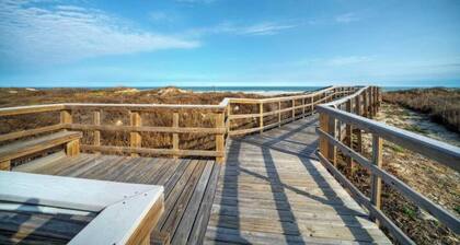 Beach Boardwalk Access Pool + Remodeled Interior Tropical Haven by Avantstay