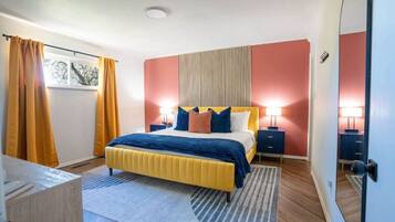 5 bedrooms, iron/ironing board, travel cot, free WiFi