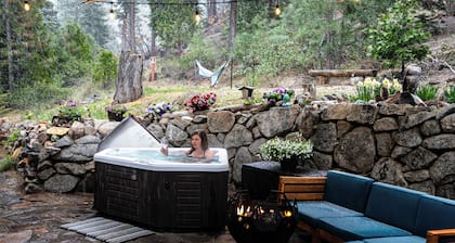 Mountain Azure Tahoe Private Home Hot Tub Firepit Trails 220 ft from Lake Tahoe