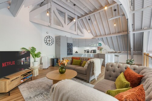 Unique 3BD Penthouse in Historic Church Conversion