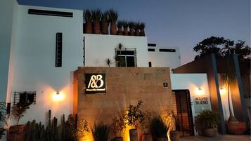 Façade de l’hébergement