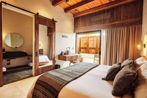 Junior-huone, 1 suuri parisänky, tupakointi kielletty (Hotelito Sunset Deluxe) | Työpöytä, kannettavalle tietokoneelle sopiva työtila, ilmainen Wi-Fi