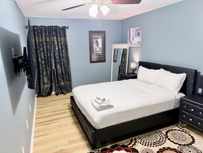 3 dormitorios, tabla de planchar con plancha, wifi y ropa de cama