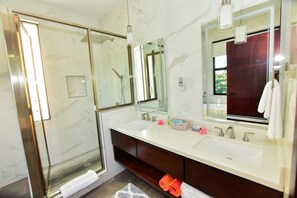 Shower, towels
