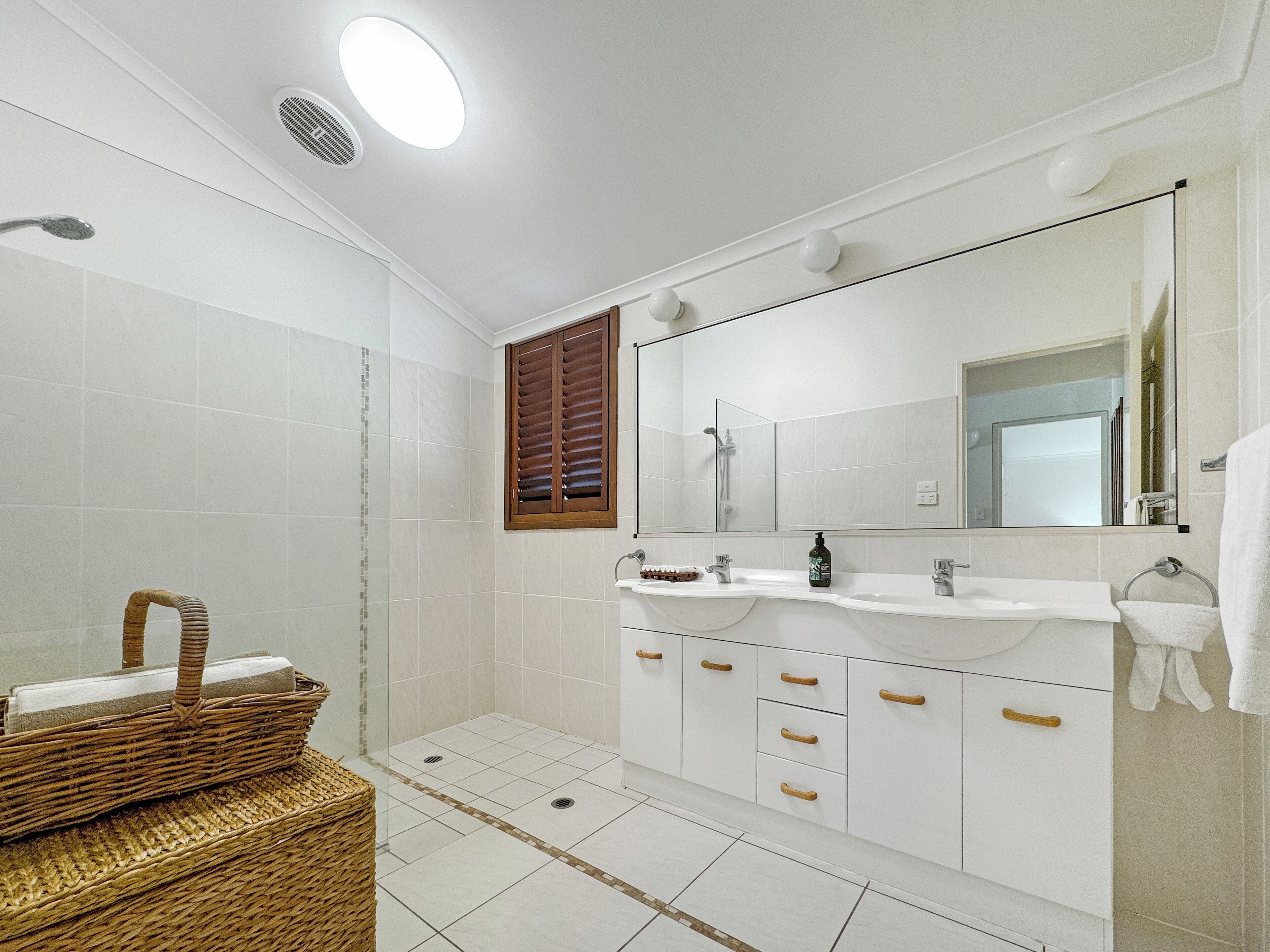 Towels, soap, toilet paper