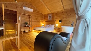 Premium bedding, blackout curtains, free WiFi, bed sheets - alma cottages (Jeddah)