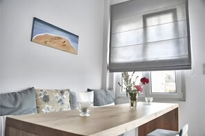 Dining - Studio Apartment 'Irene 2 Deluxe Double  5' with Shared Terrace, Wi-Fi and Air Conditioning (Andros)