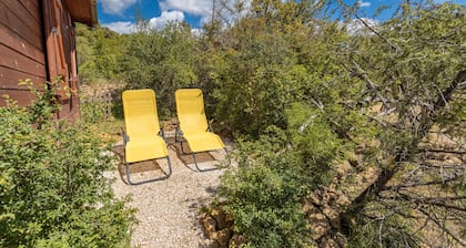 Chalet 'Maroc' avec vue sur les montagnes, piscine partagée et terrasse privée