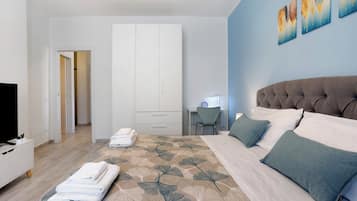 2 chambres, fer et planche Ă repasser, Wi-Fi gratuit, draps fournis