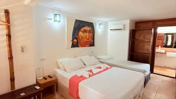 Basic Double Room, Balcony, Garden View | Free WiFi, bed sheets