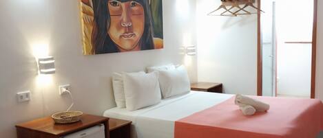 Basic Double Room, Balcony, Garden View | Free WiFi, bed sheets