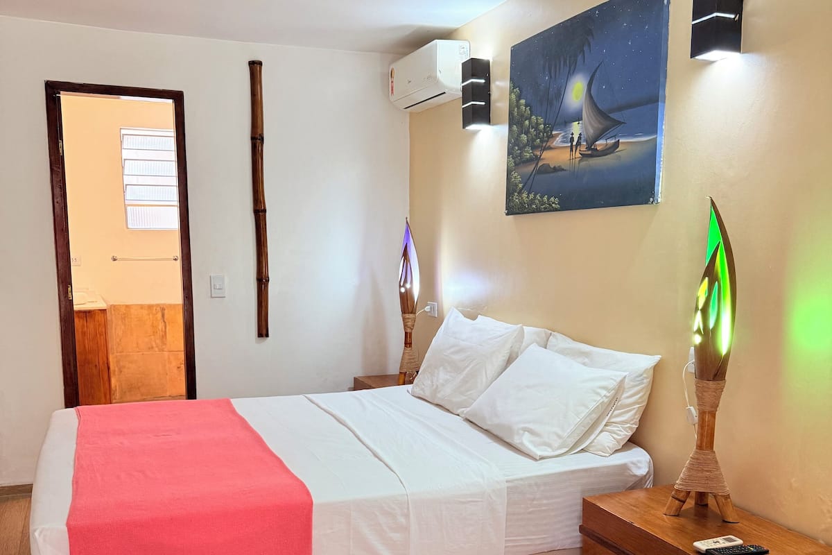 Basic Double Room, Balcony, Garden View | Free WiFi, bed sheets