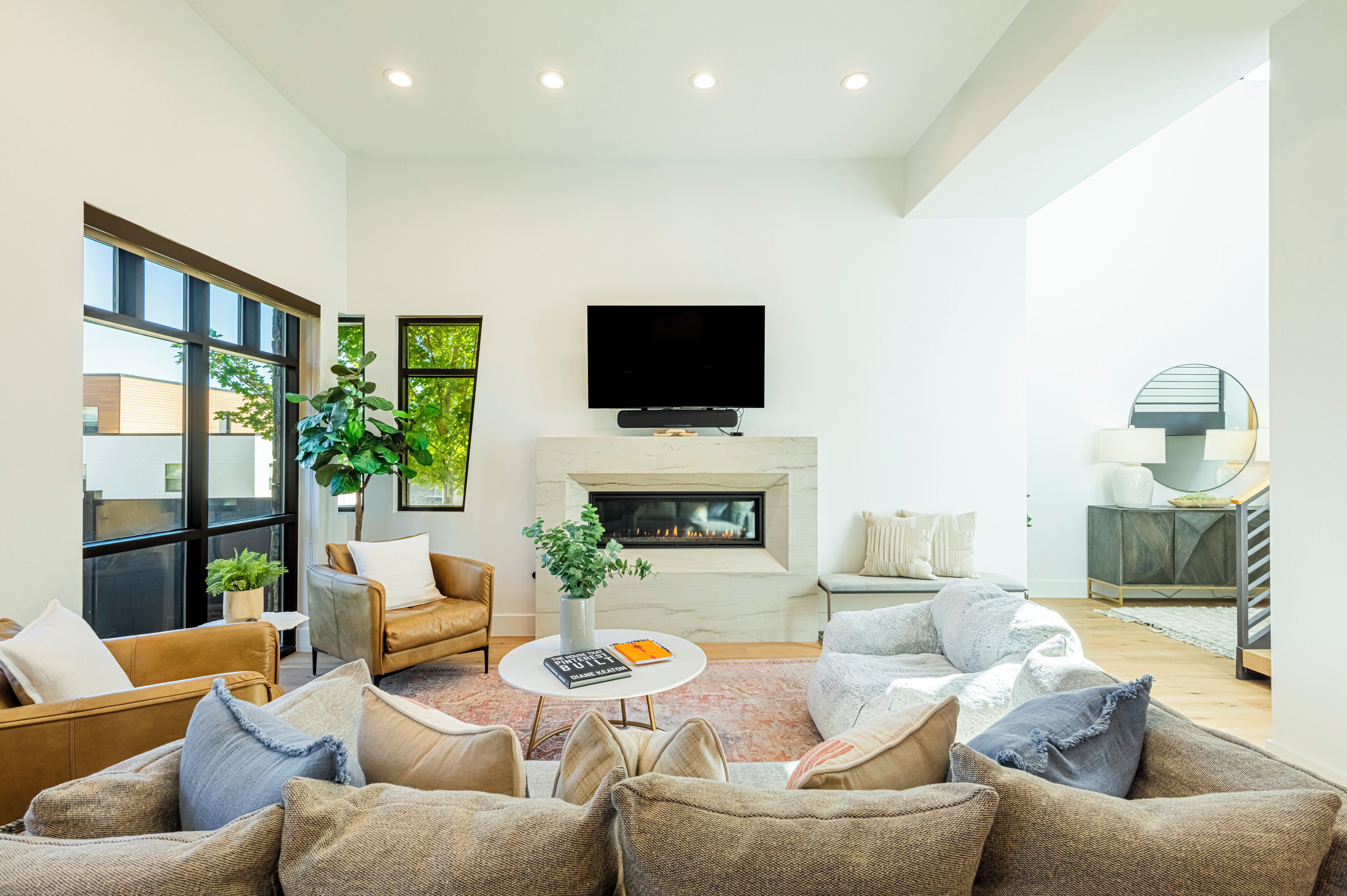 スマートテレビ、暖炉