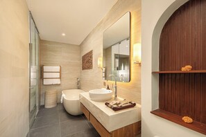 Villa, 3 Bedrooms, Private Pool (Sanctuary Countryside, Pool) | Bilik Mandi | Pancuran mandi, hulu semburan mandi hujan 