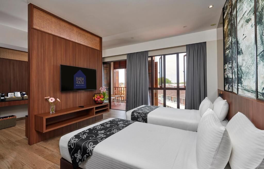 Deluxe Twin Room with Balcony (Bilek Ruellia Twin with Balcony)  | In-room safe, blackout drapes, iron/ironing board, free WiFi