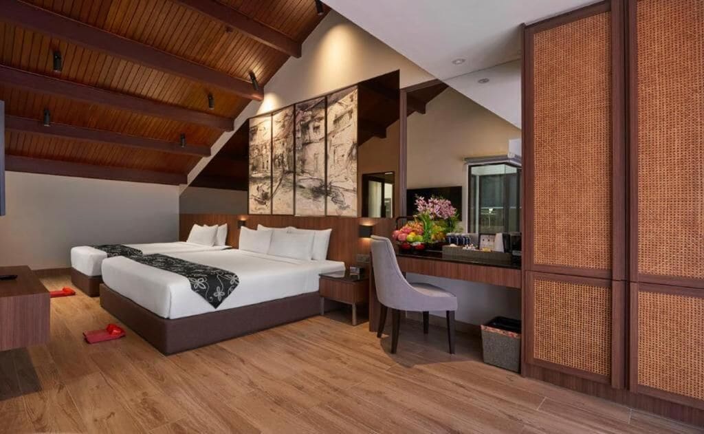 家庭套房 | 客房内保险箱、遮光窗帘、熨斗/熨板、免费 WiFi