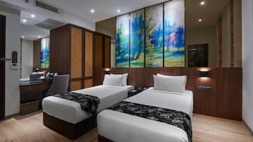 Deluxe Twin (Bilek Hibiscus Twin) | In-room safe, blackout drapes, iron/ironing board, free WiFi