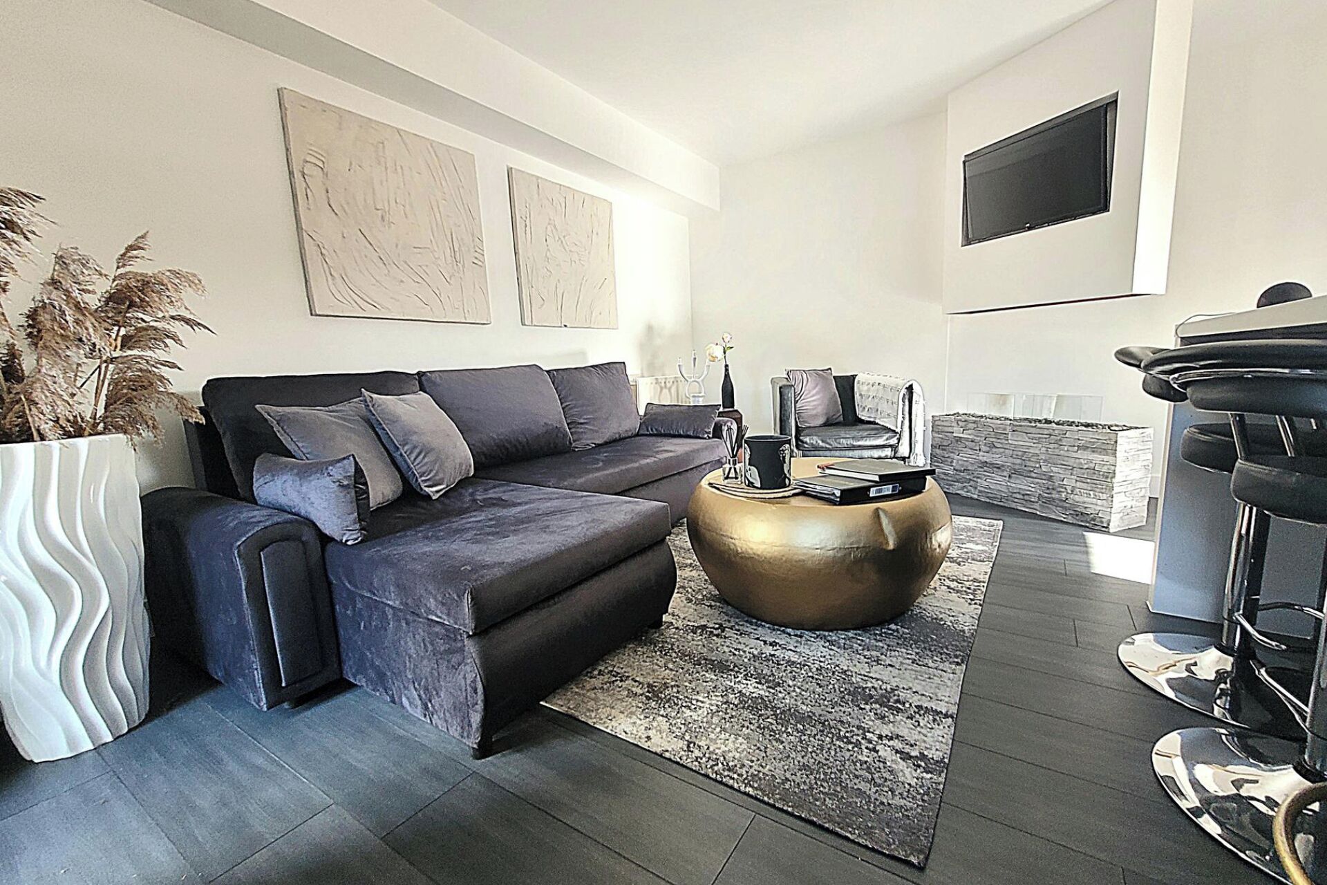 Téléviseur, foyer, chaîne audio