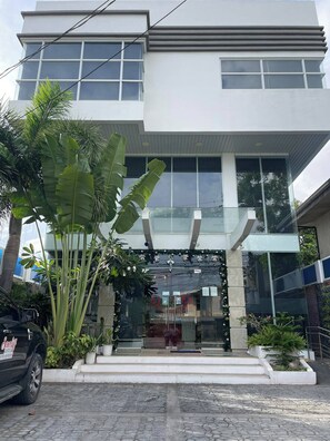 Façade de l’hébergement