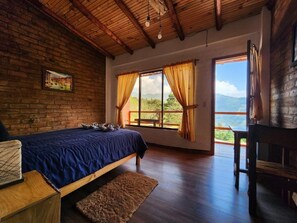 Uitzicht vanuit accommodatie