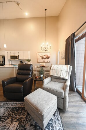 TV connectée, cheminée