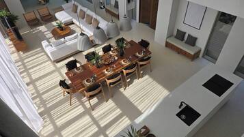 5 Bedrooms Private Pool Villa | Premium bedding, in-room safe, desk, laptop workspace