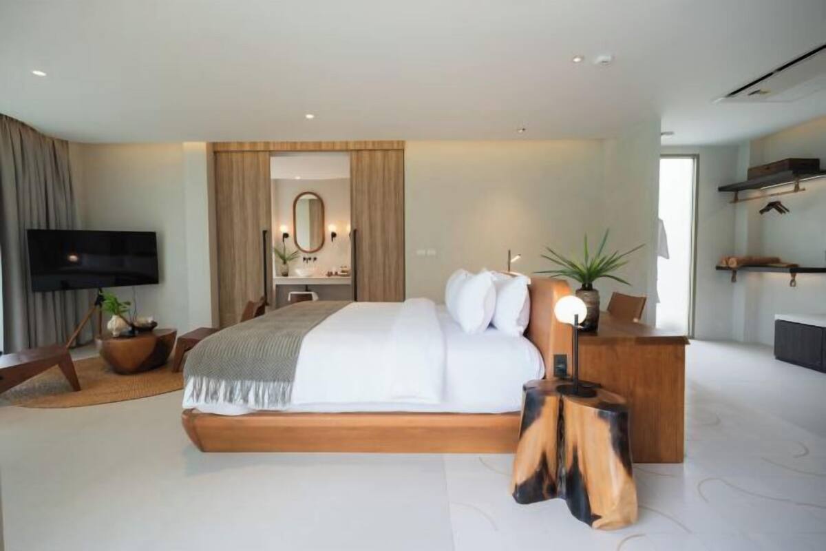 1 Schlafzimmer, hochwertige Bettwaren, Zimmersafe, Schreibtisch