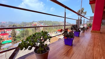 Blick vom Balkon