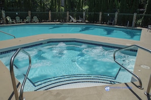 Una piscina riscaldata