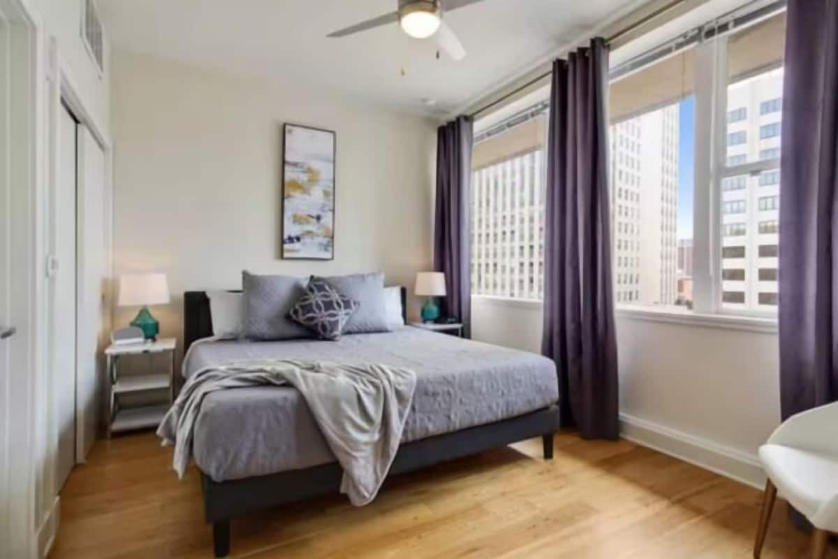 Deluxe Apartment, 1 King Bed with Sofa bed, Refrigerator & Microwave, City View (1116) | 1 bedroom, individually decorated, individually furnished
